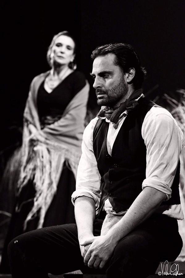 Alessandro Mario con Lina Sastri La Lupa - Alessandro Mario e il Teatro: Giuseppe Patroni Griffi e Lina Sastri